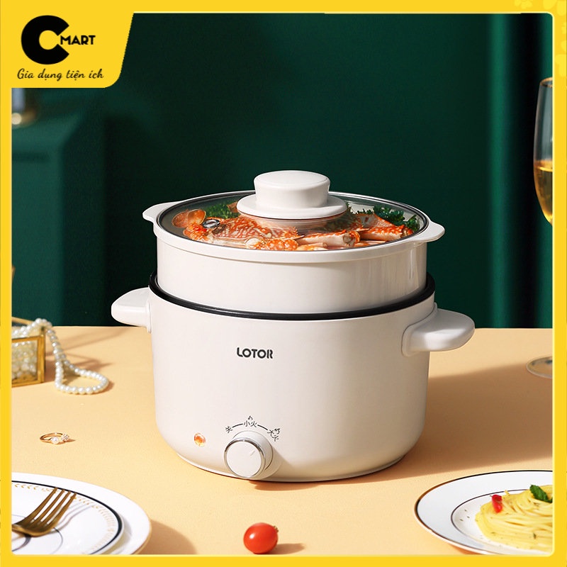 Nồi Nấu Điện Dung tích 2L Đa Năng Lotor 25C [CMART_GIA DỤNG TIỆN ÍCH]