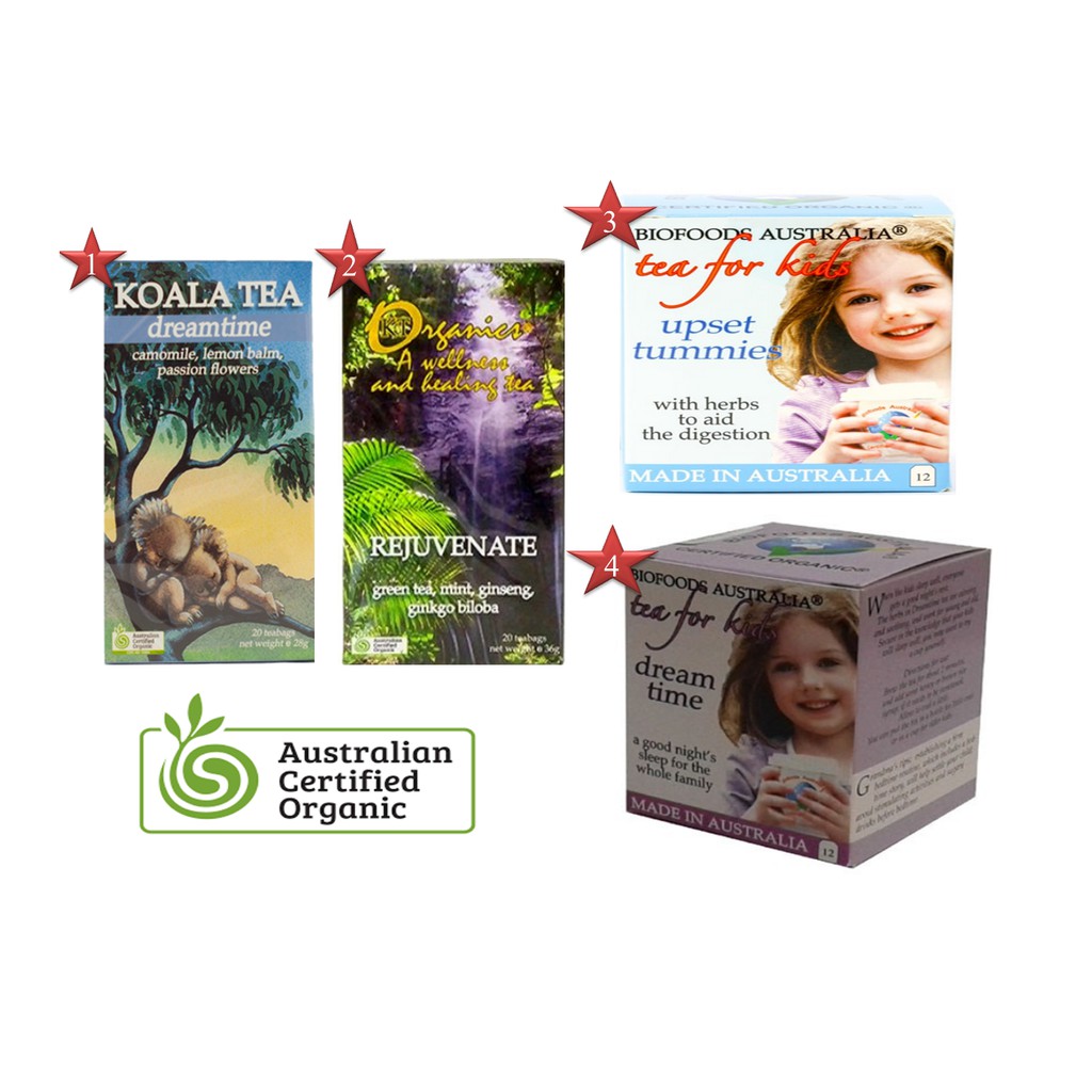Trà hữu cơ dạng túi cho người lớn và trẻ em (4 loại lựa chọn) | BigBuy360 - bigbuy360.vn