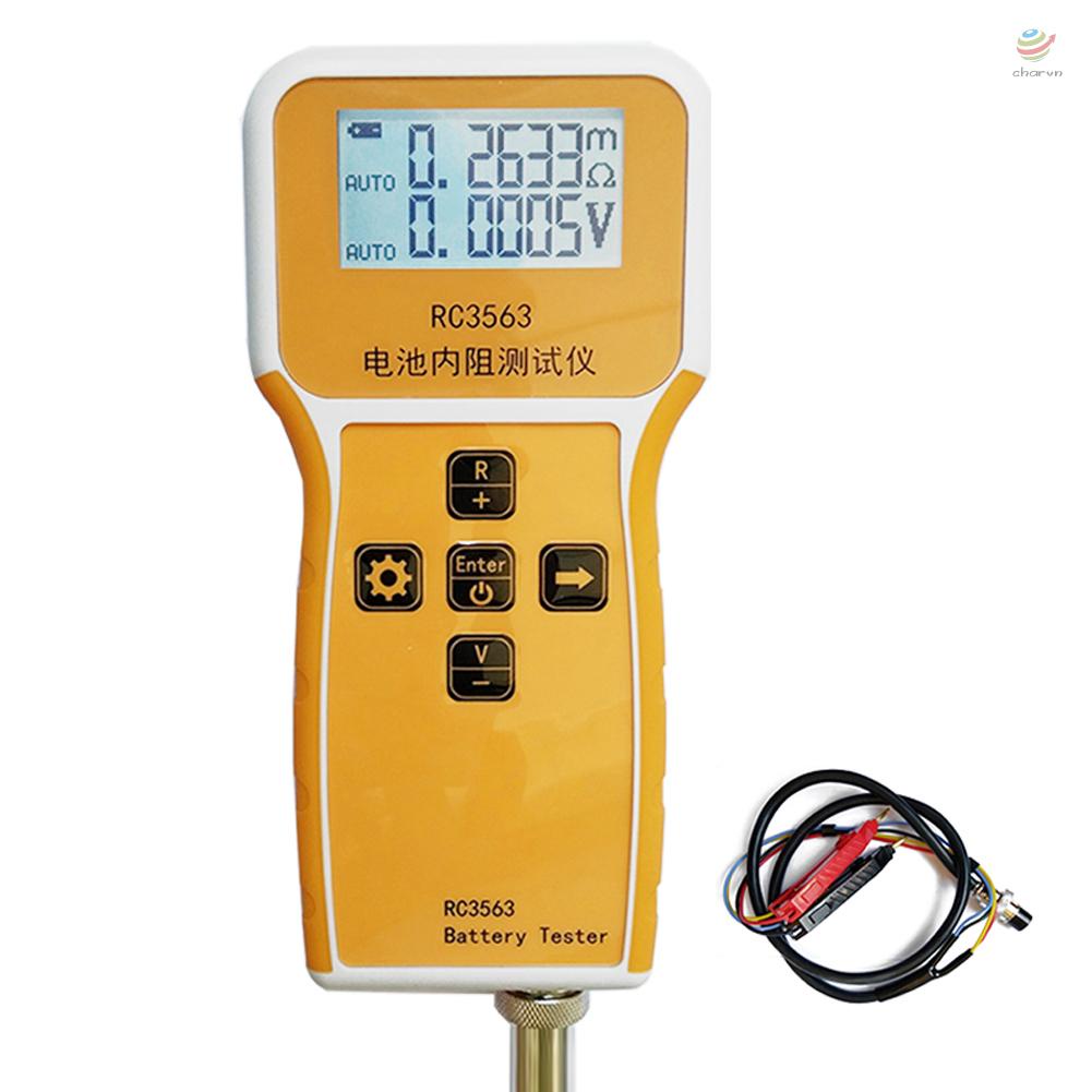 Thiết Bị Kiểm Tra Điện Áp Pin Lithium 3 Chữ Số RC3563 200 100V Cầm Tay Độ Chính Xác Cao