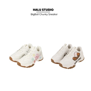 Giày MLB - Sneaker bigball chunky đế nâu mới nhất, sneaker nam nữ tăng chiều cao, giày unisex