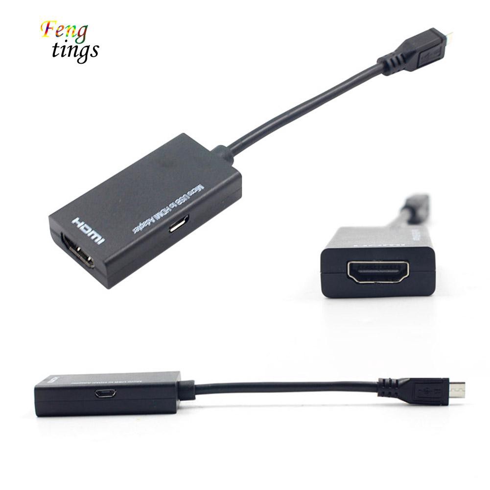 Dây cáp chuyển đổi Micro USB sang HDMI 1080P cho điện thoại di động/HDTV