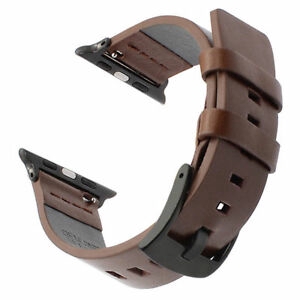 40/44mm Genuine Leather Watch Strap Bracelet Wrist Smart Watch Band For Apple Watch iWatch Series 5 4 3 2 1