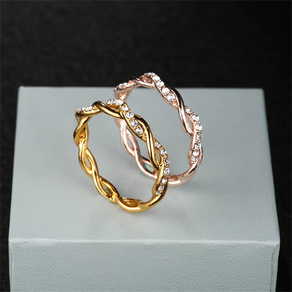 Party Band Shape Women charm | Thin Twisted Ring Twisted