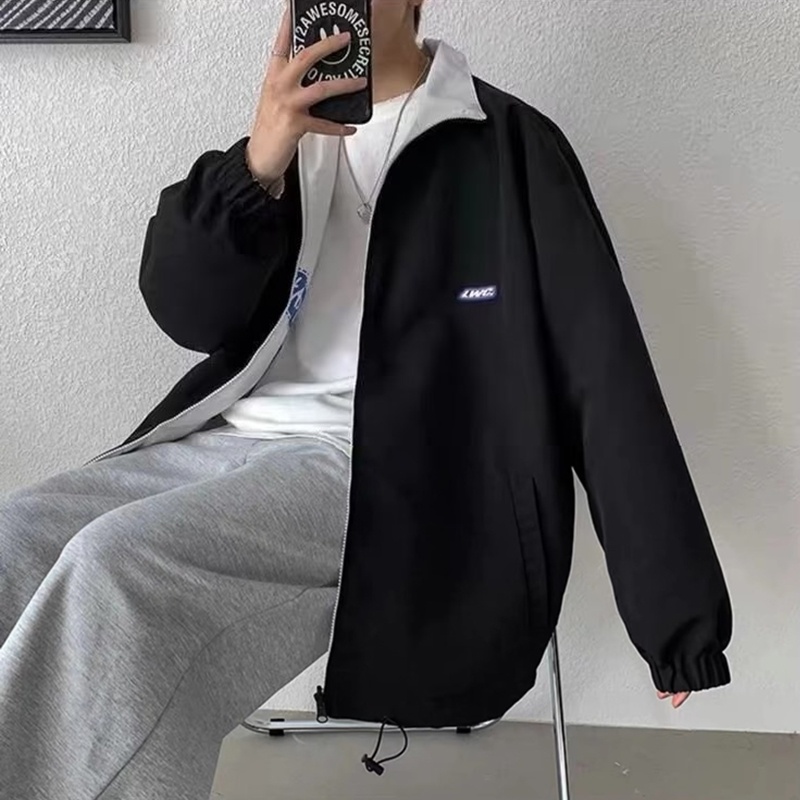 Áo Khoác Nam Dài Tay Có Thể Đảo Ngược Hợp Thời Trang