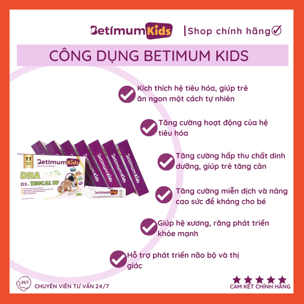Betimum Kids - Ăn Ngon, Tăng Cường Đề Kháng Cho Bé
