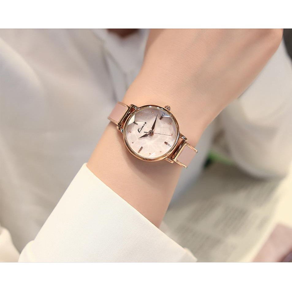 Mẫu Đồng Hồ Nữ Kimio 6300 Hàng Chính Hãng Dây Kim Loại Cao Cấp Đủ Màu