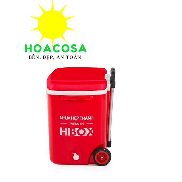 Thùng Đá Du Lịch Hibox 42 lít (42L) Nhựa Hiệp Thành Mẫu mới, Đẹp, Giữ Lạnh Lâu- Đồ Gia Dụng Hoacosa