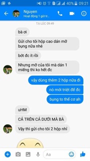 Miếng dán tan mỡ bụng