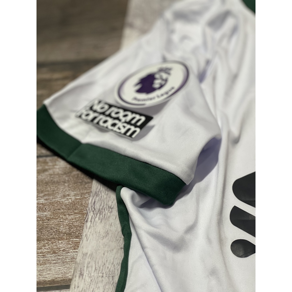 Set bộ quần áo bóng đá vải thun thái hàng clb liverpool sân khách 2021 2022 màu trắng