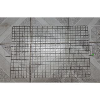 Vỉ nướng inox caro loại dày có quai