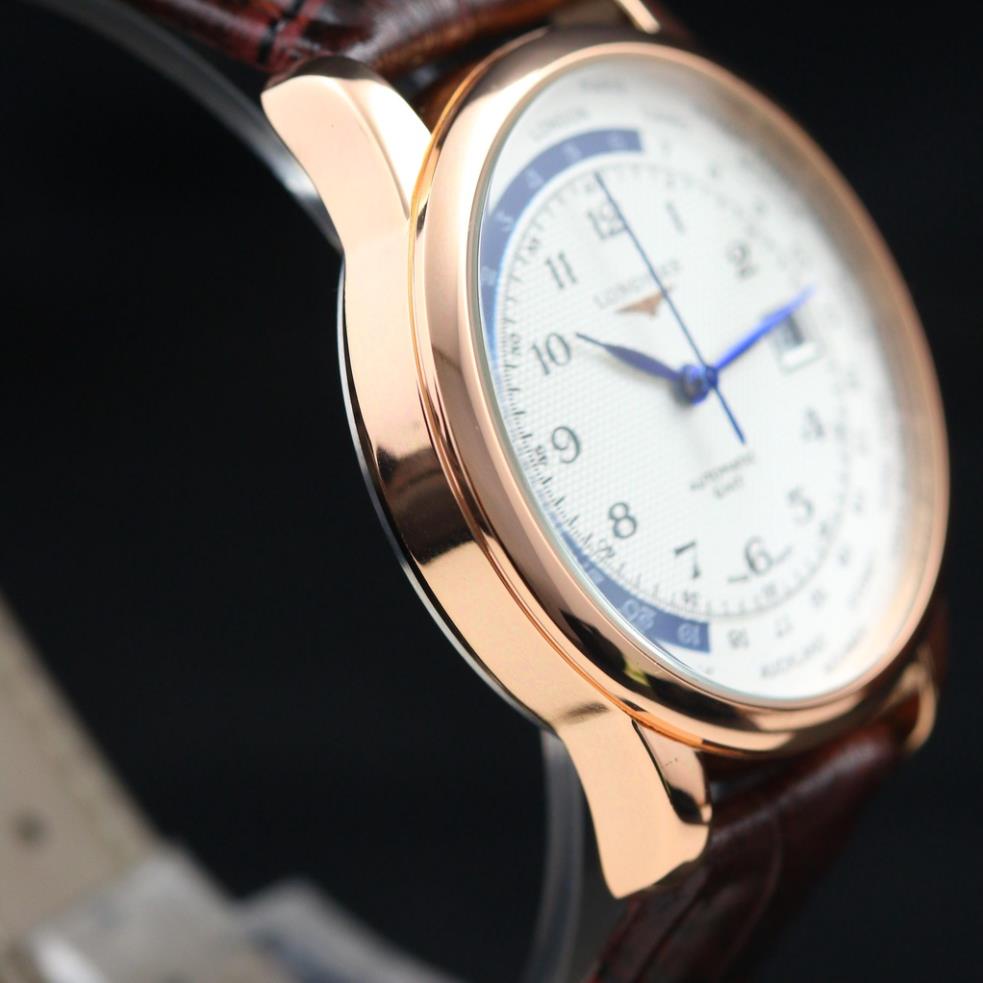 Đồng Hồ Nam LONG01W Máy Pin Kim Trôi - Dây Da Cao Cấp - Có Lịch Ngày - Bảo Hành 12 Tháng Trên Toàn Quốc