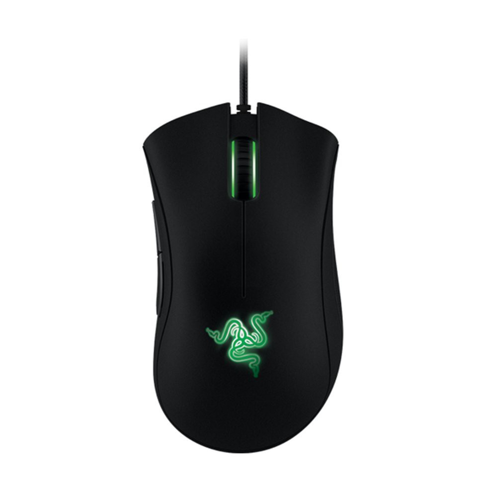 Chuột chơi game có dây Razer DeathAdder Essential Bộ cảm biến quang học 5 nút có thể lập trình độc lập Thiết kế tiện dụn