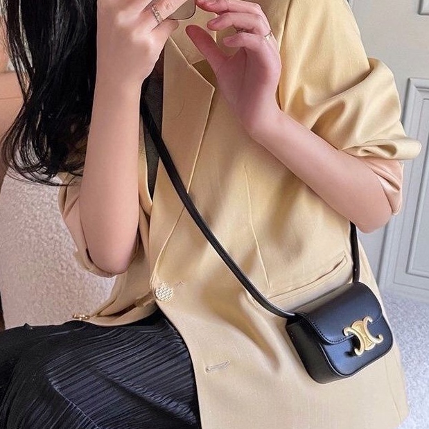 Túi đeo chéo nữ mini vintage túi hộp vuông nhỏ túi đeo vai