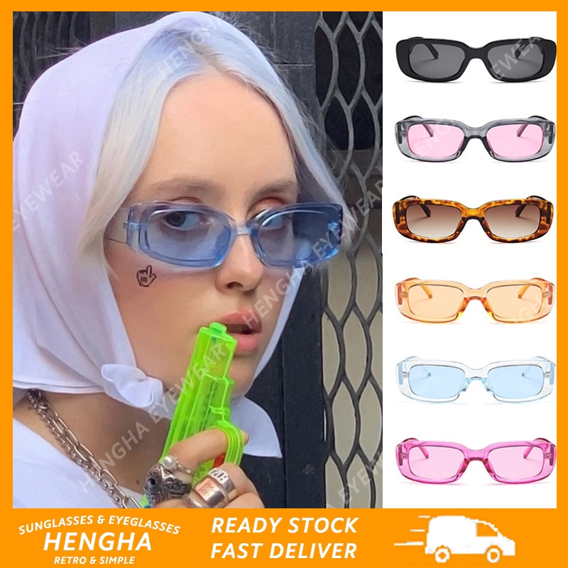 【HENGHA】COD Korean Ulzzang Retro Style Sunglasses for women candy color shades for women