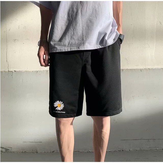 Quần short thể thao hoa cúc daisy unisex siêu hot | BigBuy360 - bigbuy360.vn