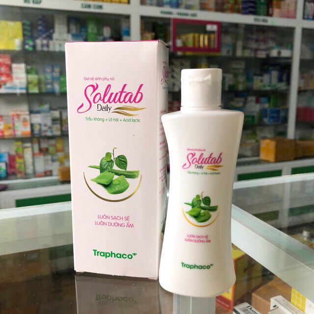 Gel vệ sinh phụ nữ Solutab Daily 100ml - luôn sạch sẽ luôn dưỡng ẩm