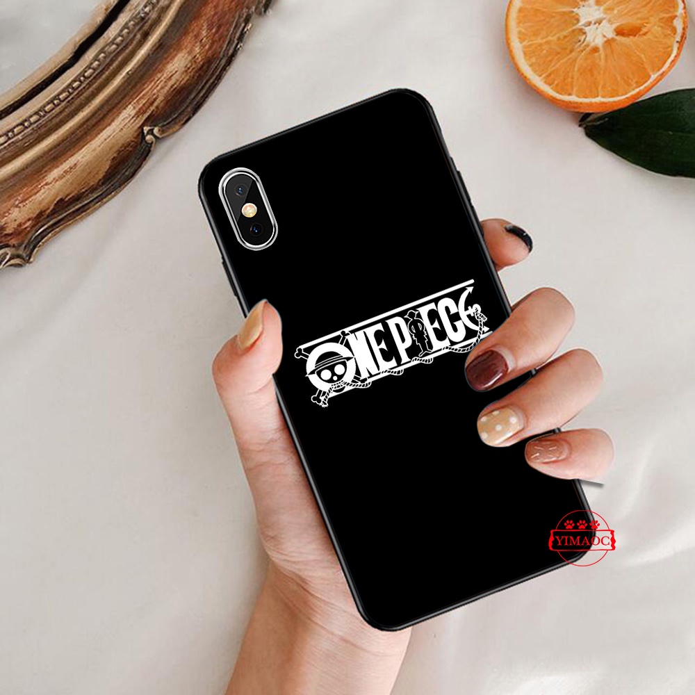 Ốp điện thoại silicon mềm in hình Luffy One Piece Zoro cho Samsung A5 A6 2018 A7 A8 Plus 2018 A9 A01 EU A02S