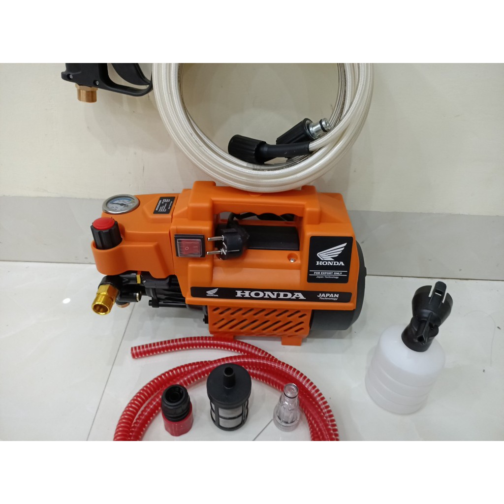 Máy Rửa Xe Mini Máy rửa gia đình áp lực cao HON.DA 3500w cầm tay có chỉnh áp - Bảo hành 12 tháng hot