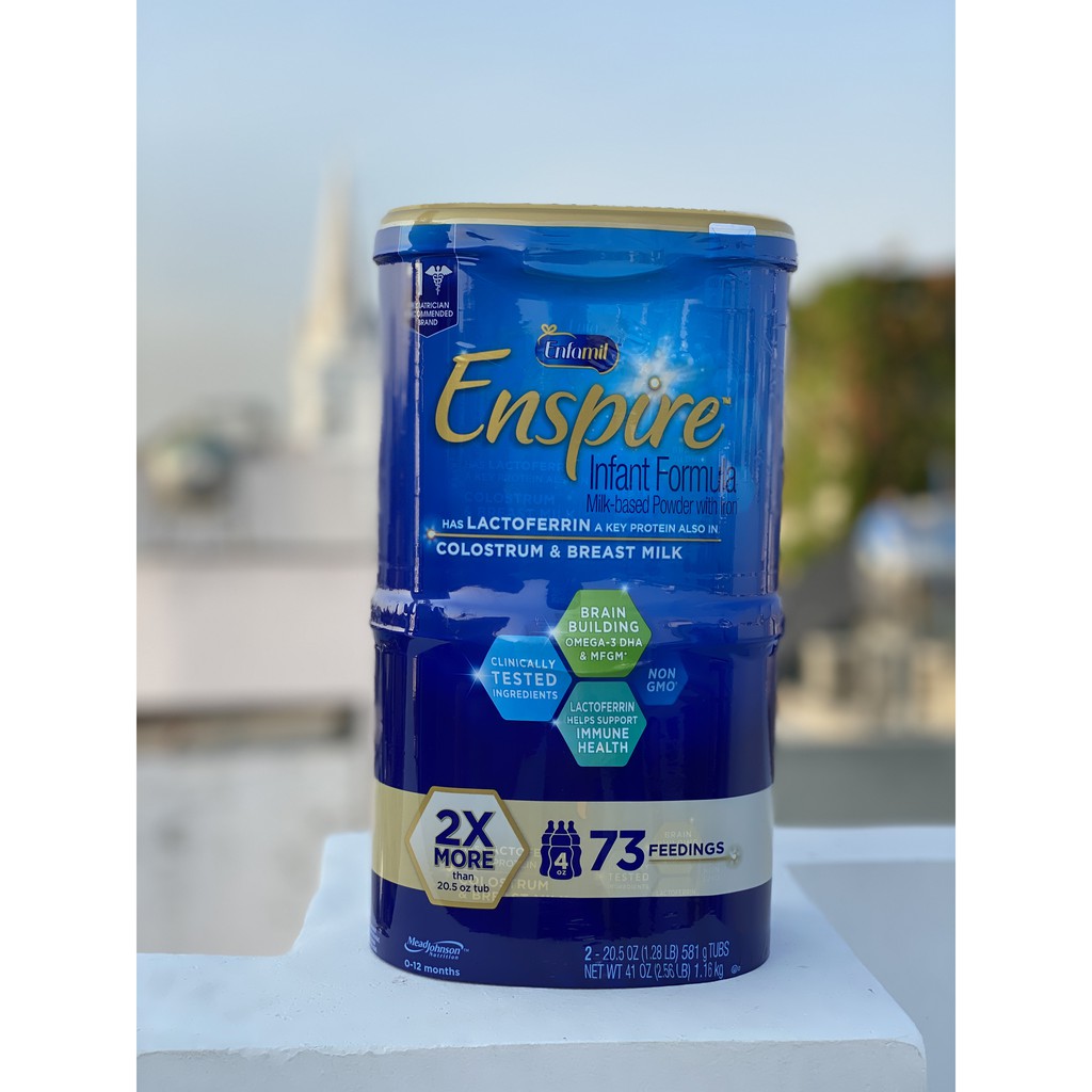 Combo 6 hộp sữa Enfamil Enspire 581 gram - hàng Mỹ