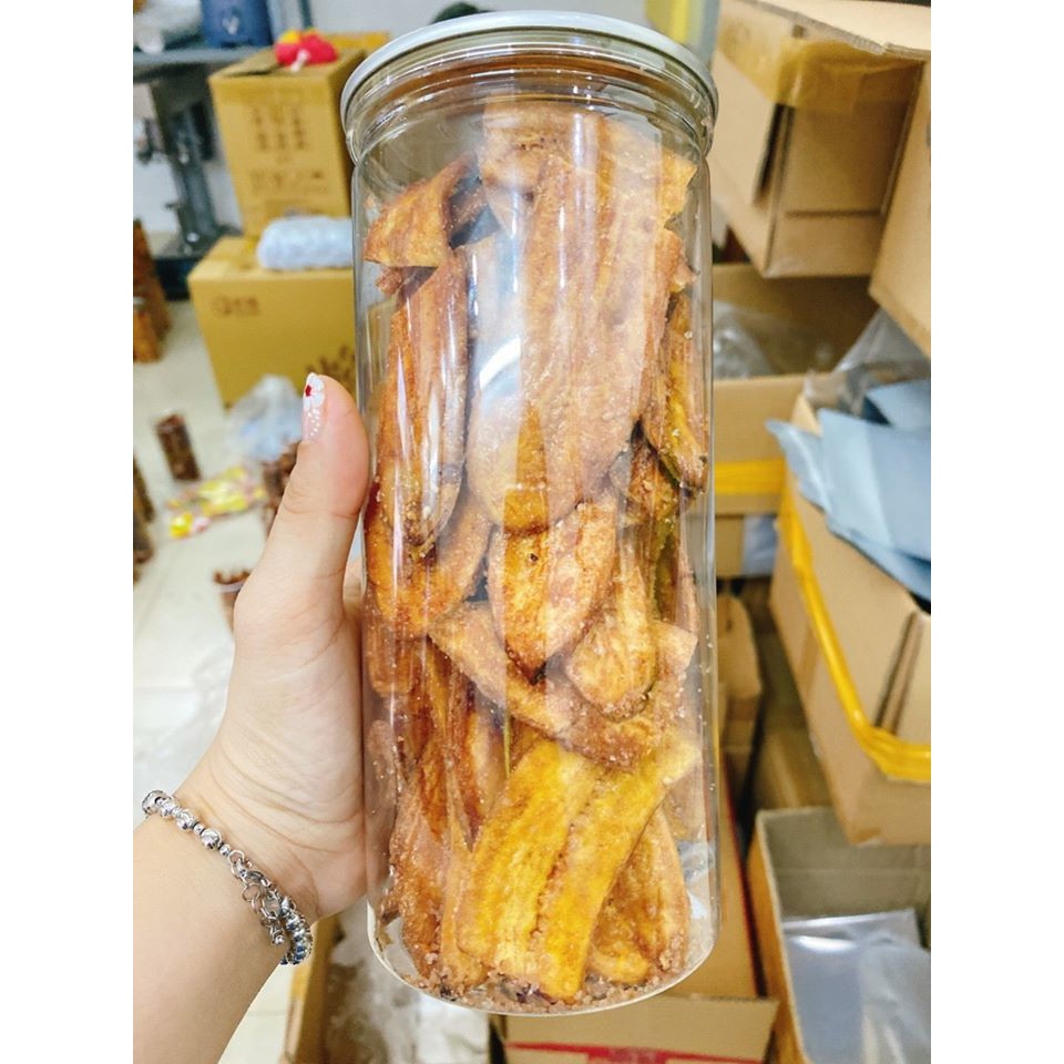 [HỦ PET - 250GR] Chuối Mè Sấy Gừng, Đặc sản Đà Lạt