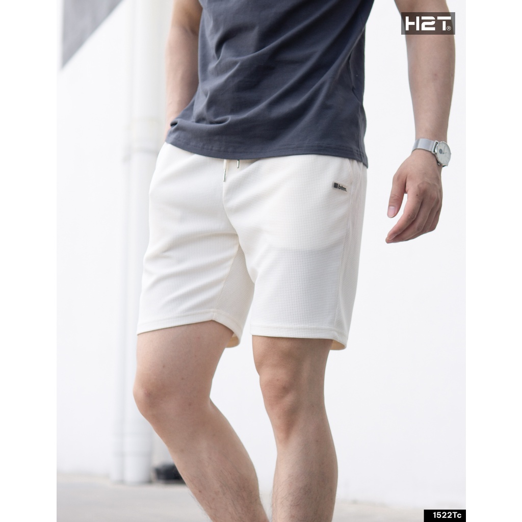 Quần Short Nam H2T Essentials B.T.M Co Giãn Thoái Mái, Thiết Kế Basic Dễ Phối Đồ 1522