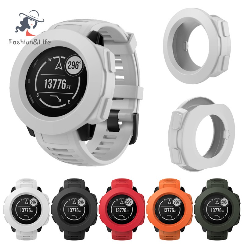 Ốp Silicone Bảo Vệ Mặt Đồng Hồ Thông Minh Garmin Instinct