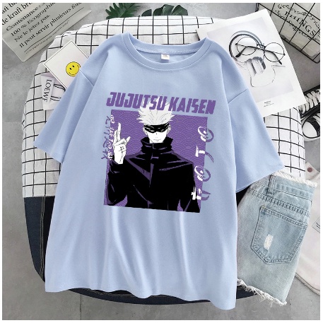 Áo phông anime chất đẹp in hình JuJutsu kaisen Nhật Bản unisex