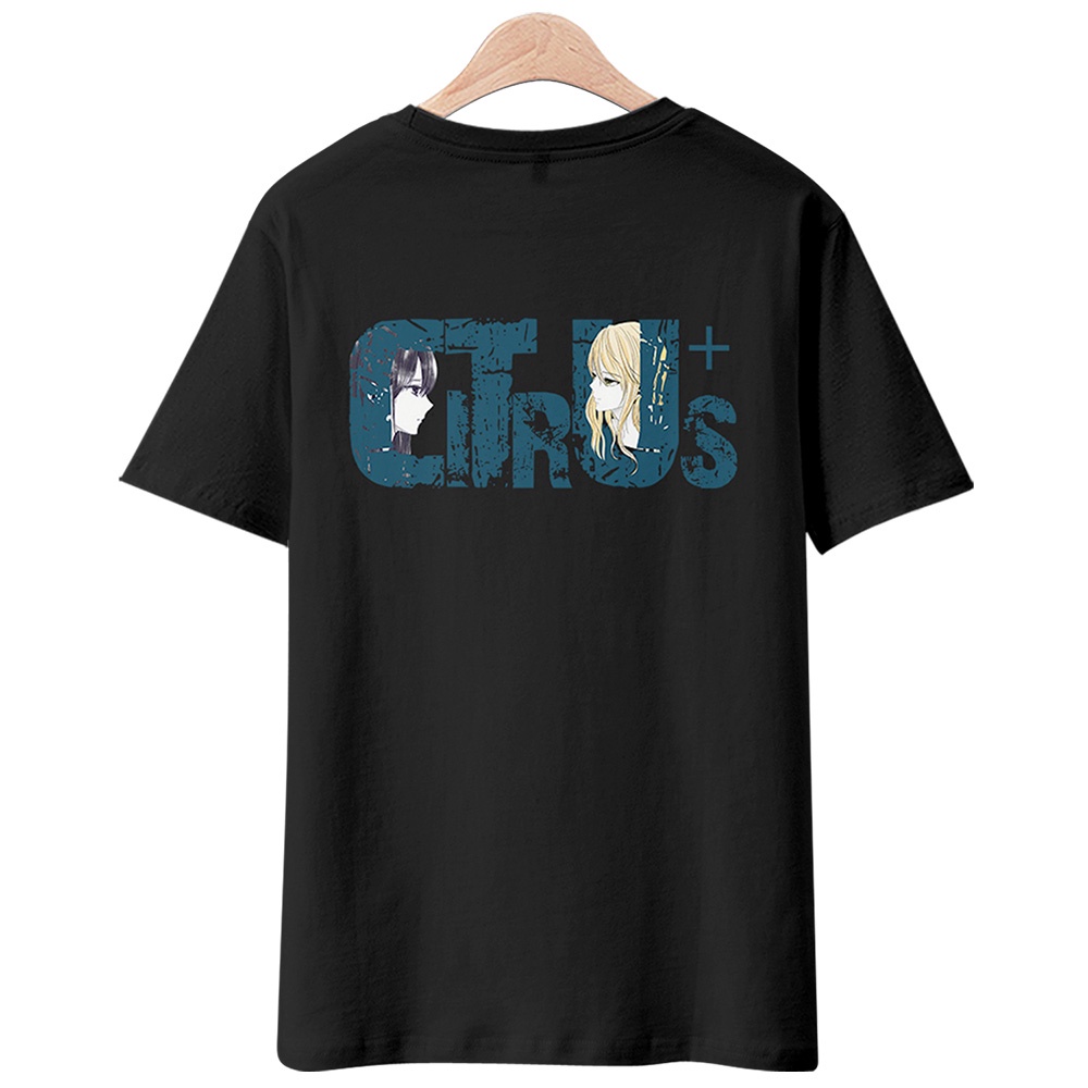 Áo Thun Tay Ngắn In Hình Anime citrus Thời Trang Cho Cặp Đôi