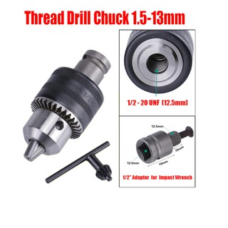 Đầu chuyển bulong 1/2 sang khoan măng ranh có khóa 2-13mm