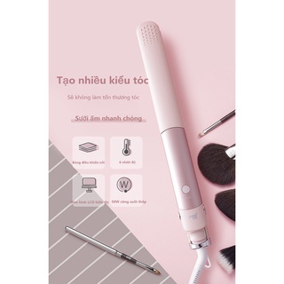 MÁY LÀ TÓC BẢN SIÊU MỎNG PRITECH-máy làm tóc 2 trong 1