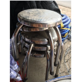 Ghế đẩu inox 3 tấc