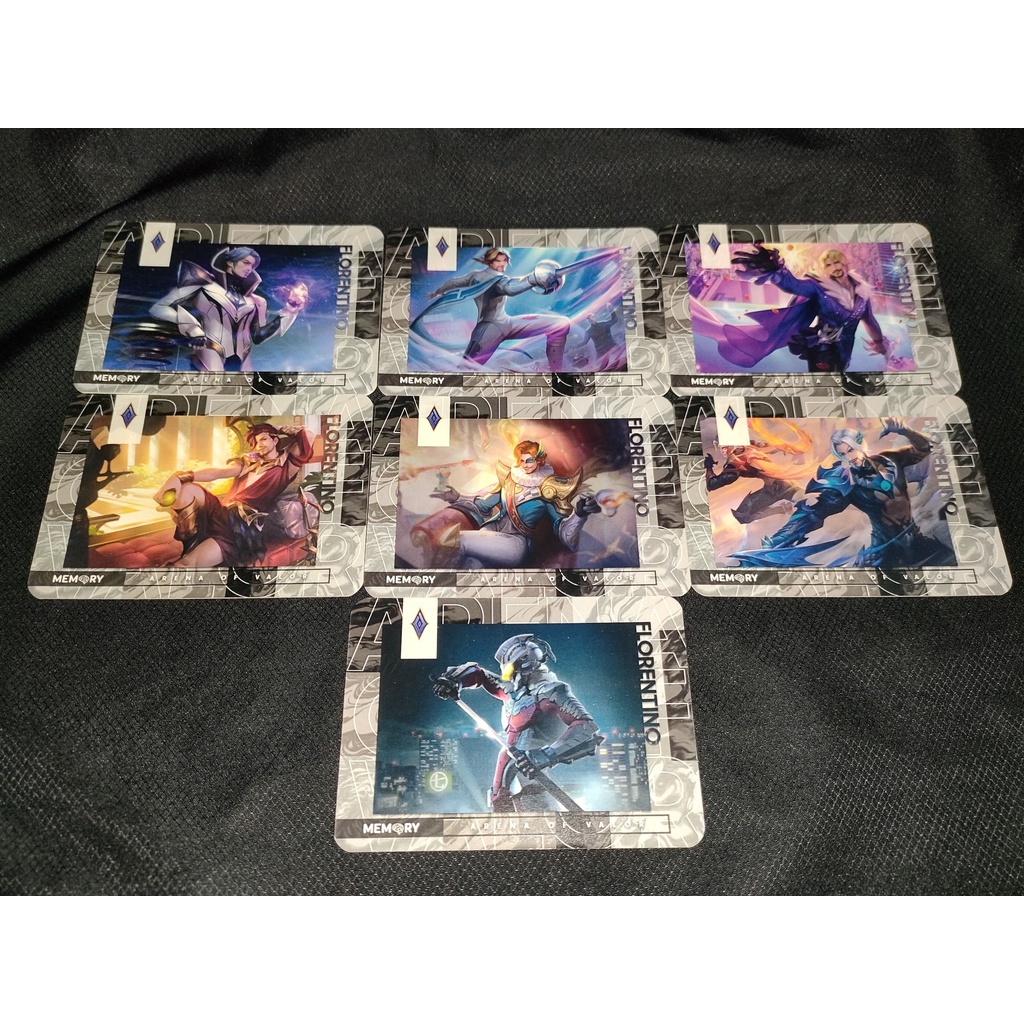 Florentino, Lu Bu, Lữ Bố, Errol, Allain, Dextra | CARD BO GÓC SKIN LIÊN QUÂN MOBILE - ARENA OF VALOR