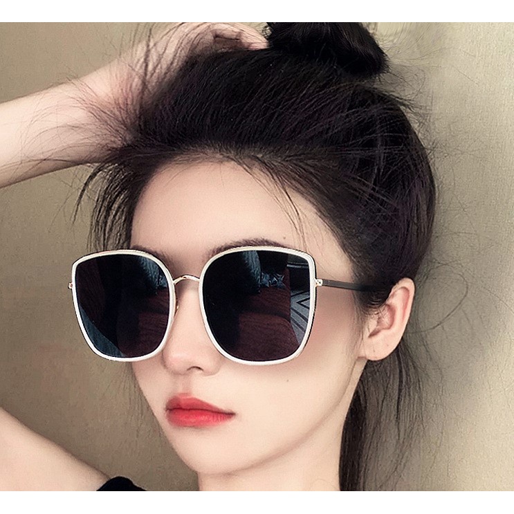 Kính râm nữ gọng lớn phong cách mới xu hướng thời trang chống tia UV