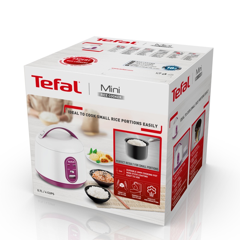 Nồi cơm điện cơ Mini Tefal RK224168 0.7L 300W ✅ Bảo Hành Chính Hãng 02 Năm