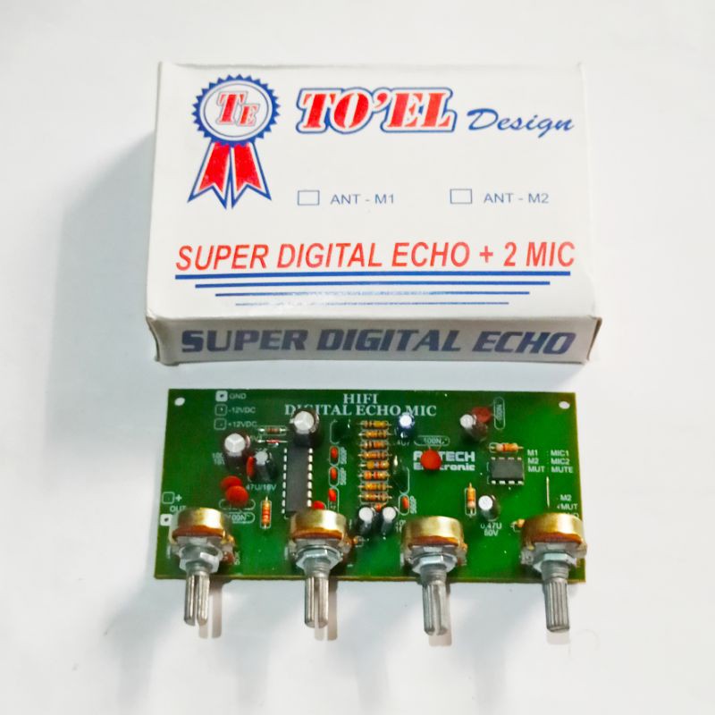 Bộ Thiết Bị Âm Thanh Super Digital Echo 2 Mic To 'el Chuyên Dụng