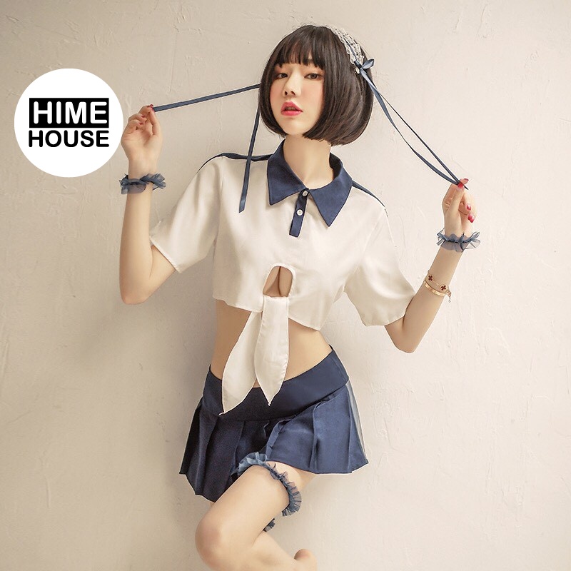 Đồ ngủ sexy cosplay nữ sinh gợi cảm quyến rũ