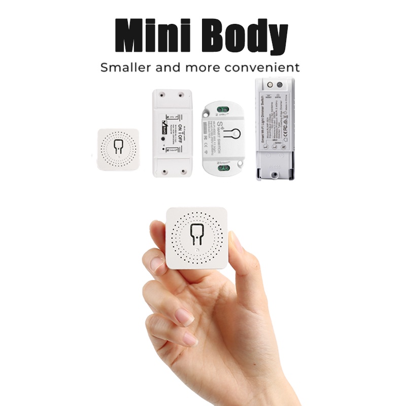 Tuya 16a Zigbee/Wifi Không Dây Thông Minh Công Tắc/Ngắt Mô-đun Tự Động Hóa Mini DIY Điều Khiển 2 Chiều
