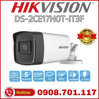 Camera 4 in 1 hồng ngoại 5.0 megapixel hikvision ds-2ce17h0t-it3f