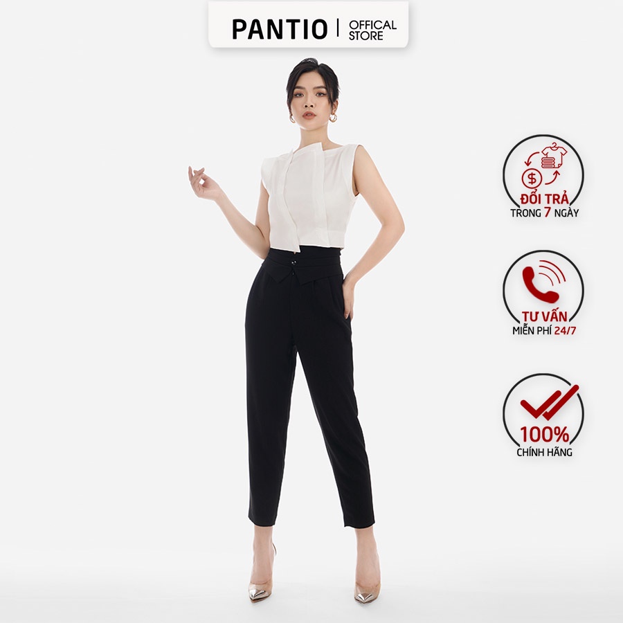 FAS52849 - Áo sơ mi trơn kiểu dáng đặc biệt - PANTIO