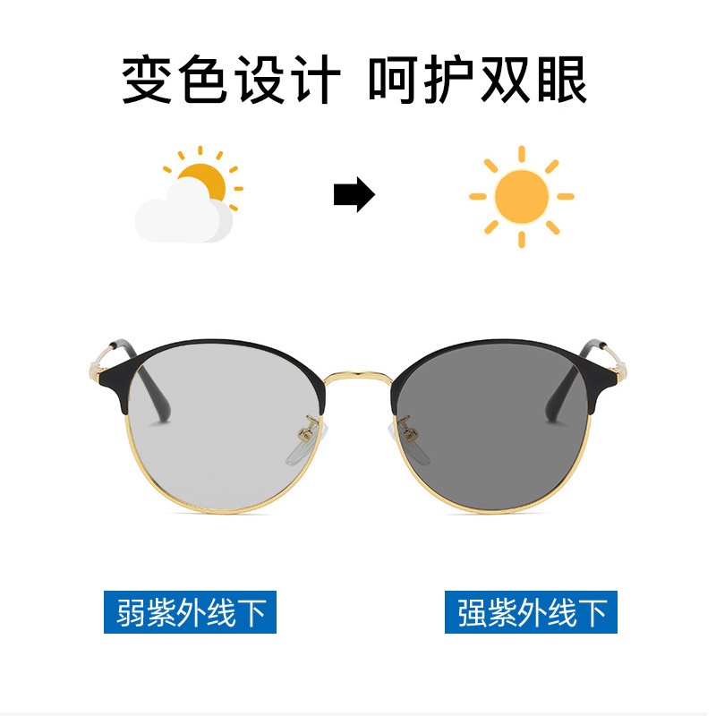 Kính Mát Gọng Kim Loại Chống Bức Xạ