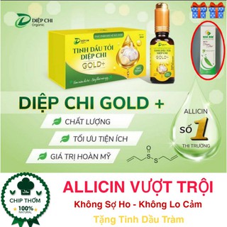 [Tặng] Tinh Dầu Tỏi Diệp Chi Gold + | Không Sợ Ho Không Lo Cảm - Tặng Tinh Dầu Tràm