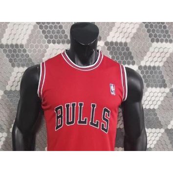 Bộ Quần Áo Bóng Rổ Bulls Đỏ