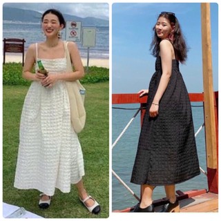 ĐẦM MAXI TRƠN HAI DÂY (KÈM VIDEO HÌNH THẬT)