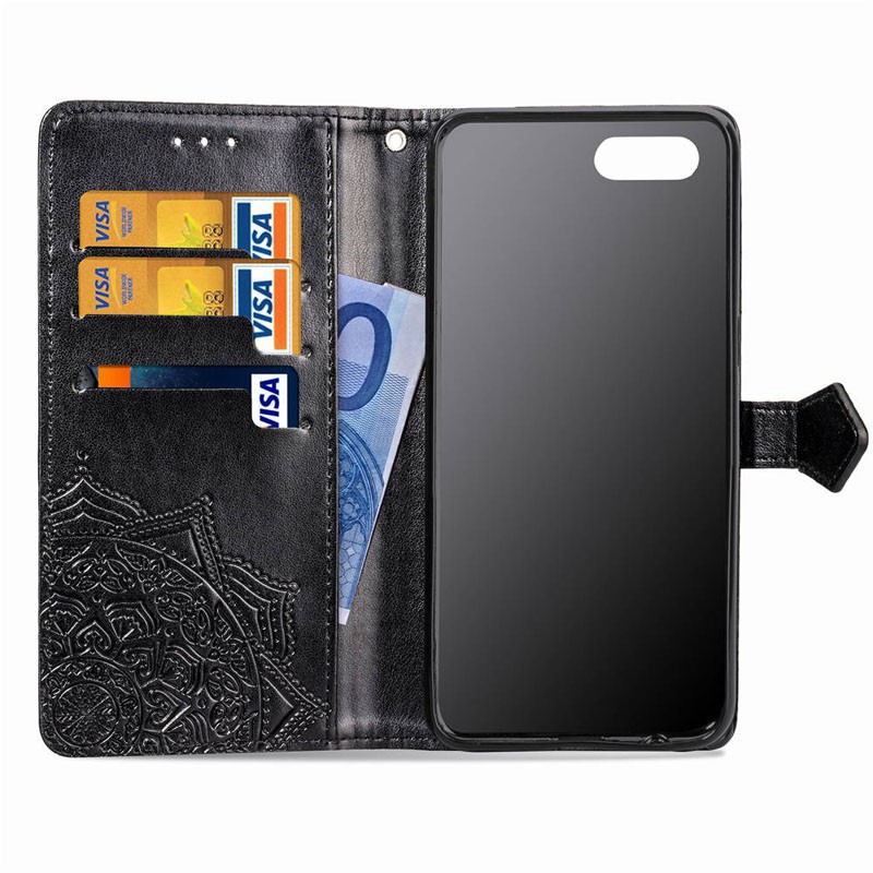 OPPO A3S R15 NEO AX5 Wallet PU Leather Flip Case 3D Embossed OPPO R15NEO A3S AX5 Phone Cover