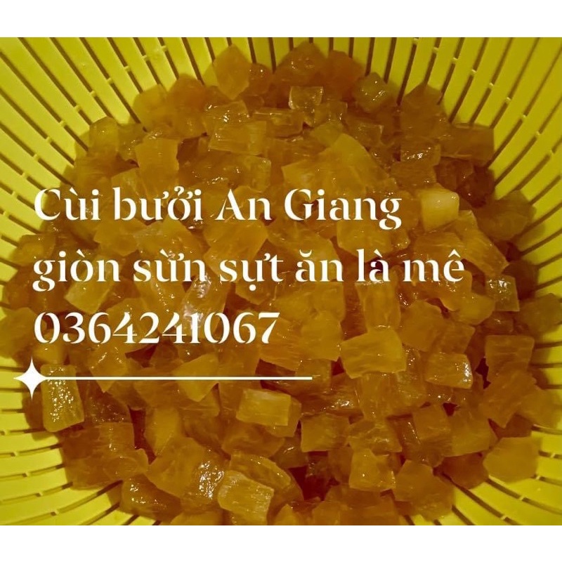 Cùi bưởi khô đã sên bột  và đường 250 gr - NGON GIÒN