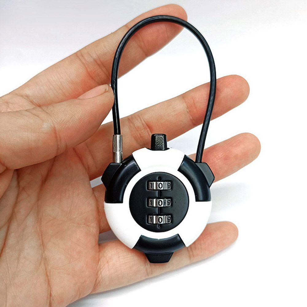 Ổ Khóa Mật Khẩu Mini Chống Trộm Đa Năng Họa Tiết Hoạt Hình Dễ Thương