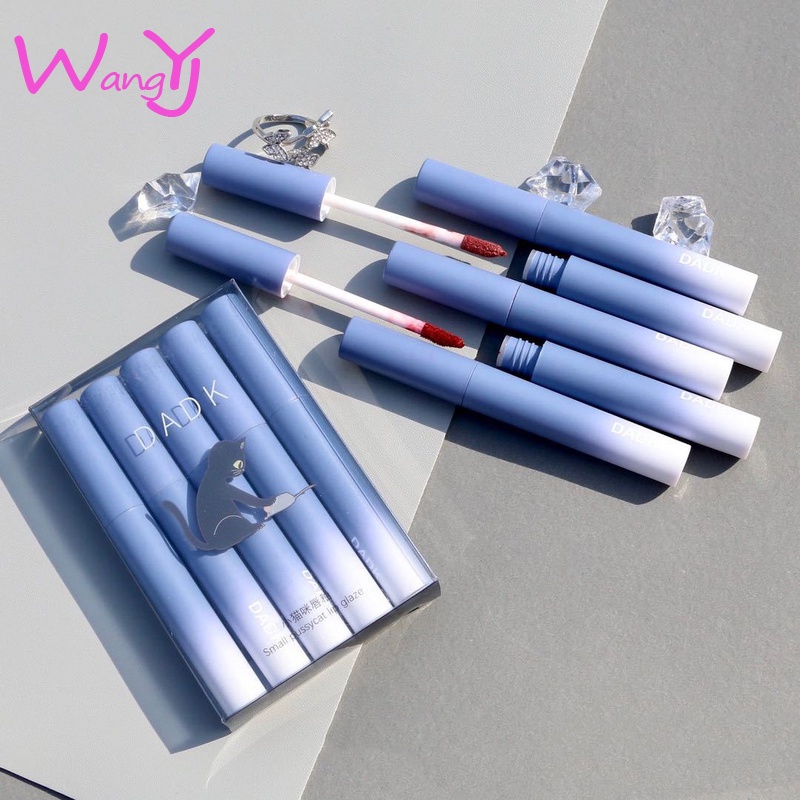 Set 5 Son Môi Dadk Chất Nhung Lì Hình Hello Kitty