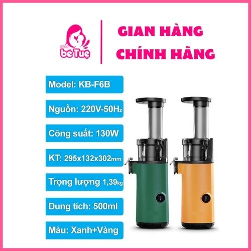 Máy ép chậm mini Nineshield KB-F6B chính hãng, giá rẻ