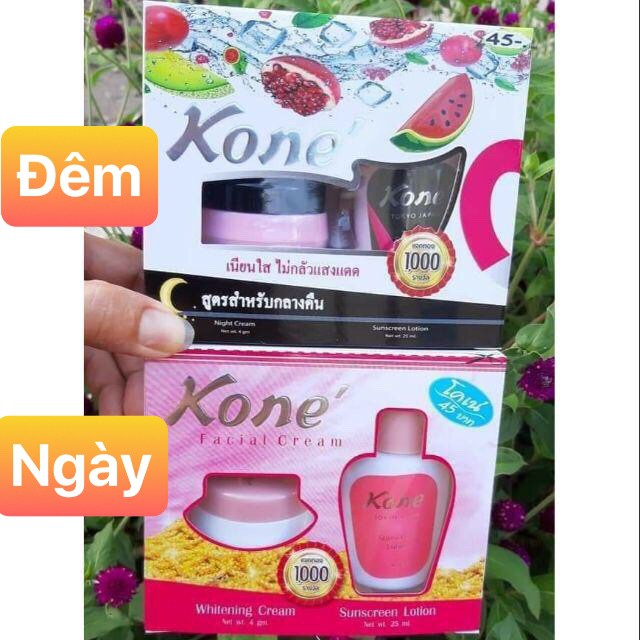 Kem KONE Ban Ngày/Đêm dưỡng da SIÊU TRẮNG