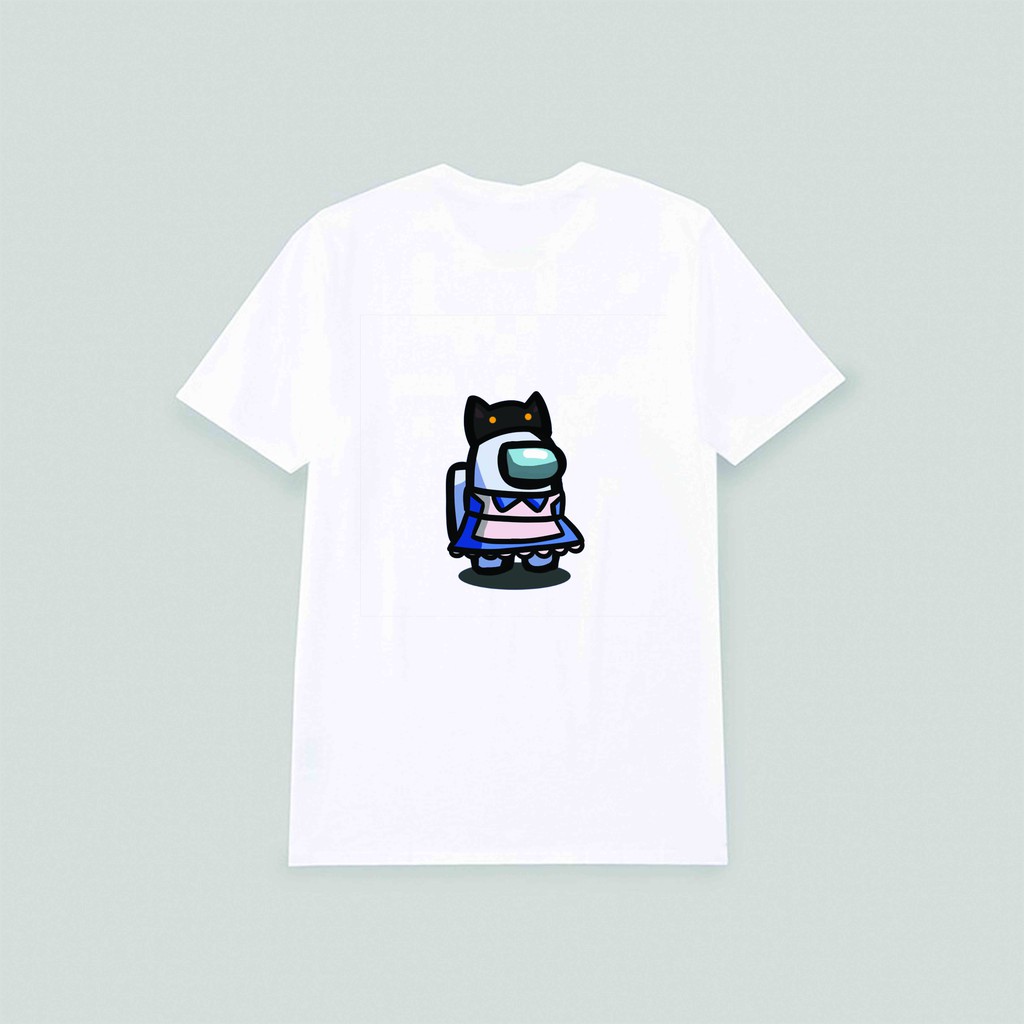 Áo thun phông trắng in hình Among Us ROBLOX Five Nights at Freddy's game chibi anime thời trang nam nữ xinh xắn